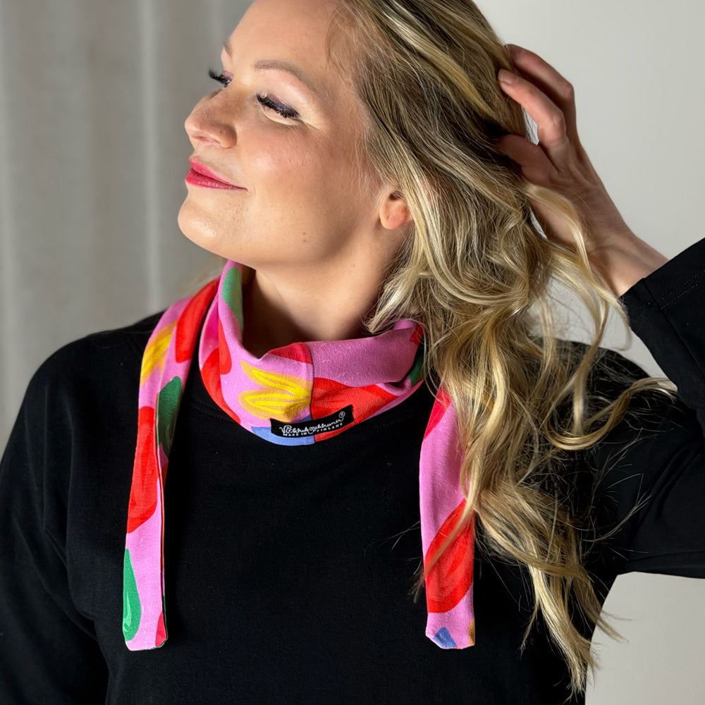 Lirpukka trikoohuivi | HERTTA | pinkki