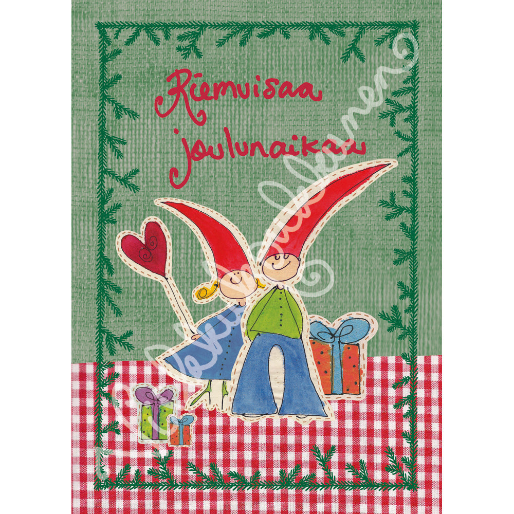 Joulukortti "Riemuisaa joulunaikaa" 231