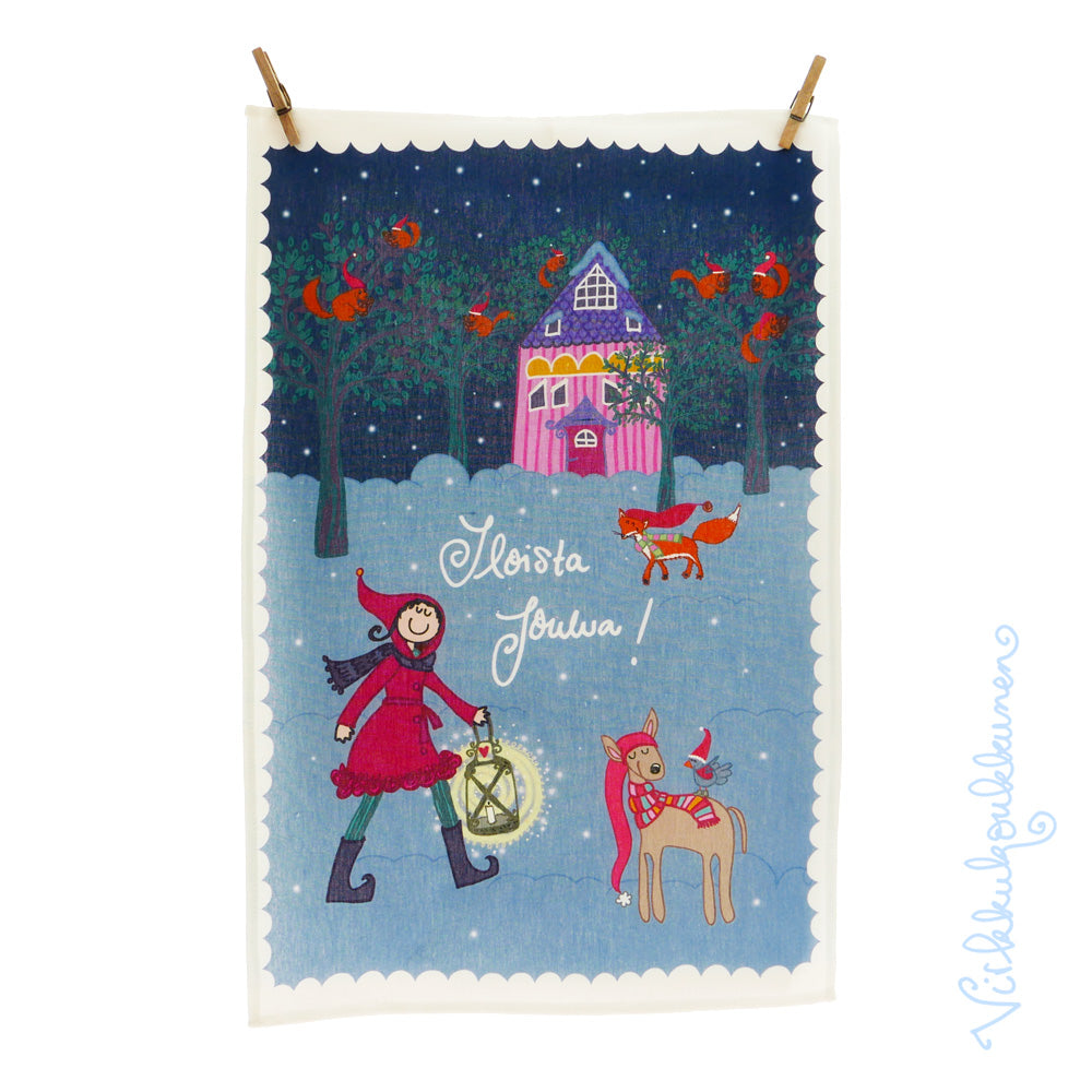 Jouluinen keittiöpyyhe "Iloista Joulua!"