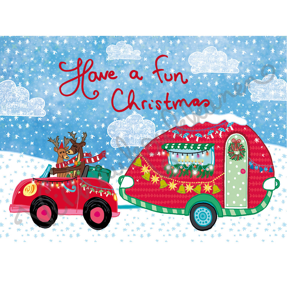 Joulukortti "Have a fun Christmas" 474