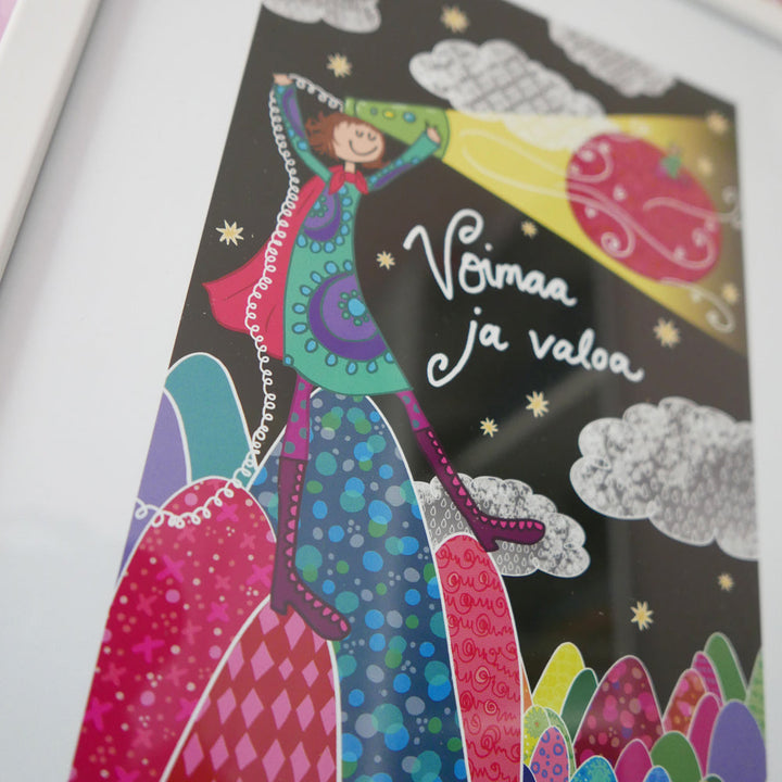 Juliste "Voimaa ja valoa"