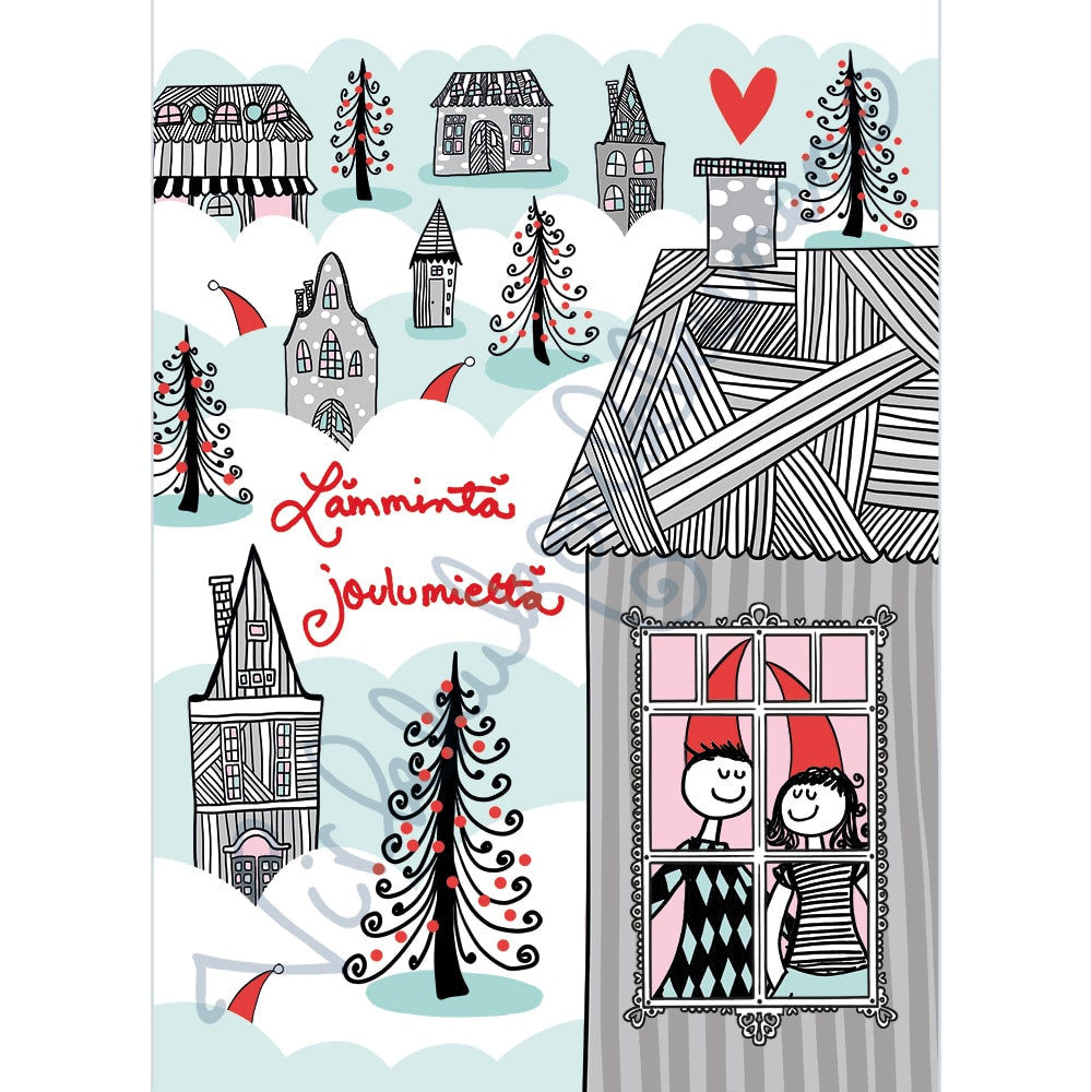 Joulukortti "Lämmintä joulumieltä!" 513
