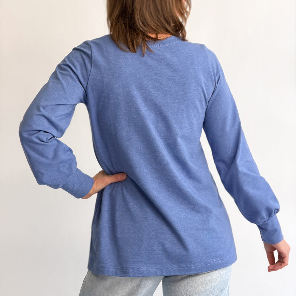 Puhvihiha pusero | HARMAANSININEN