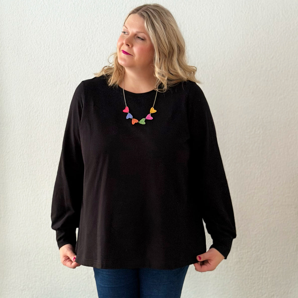 Puhvihiha pusero | HIILENMUSTA