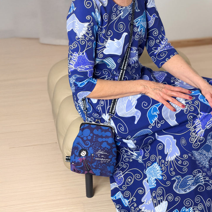 Toivehulmu | Maxi Dress | FILIGRAANIT | blue